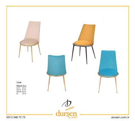 Metal Sun Metal Sandalye