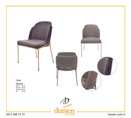 Minotti Metal Sandalye