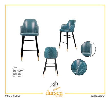 Sun Bar Lazerli Metal Sandalye