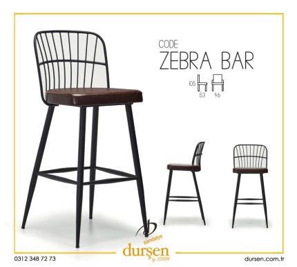 Zebra Bar Sandalyesi